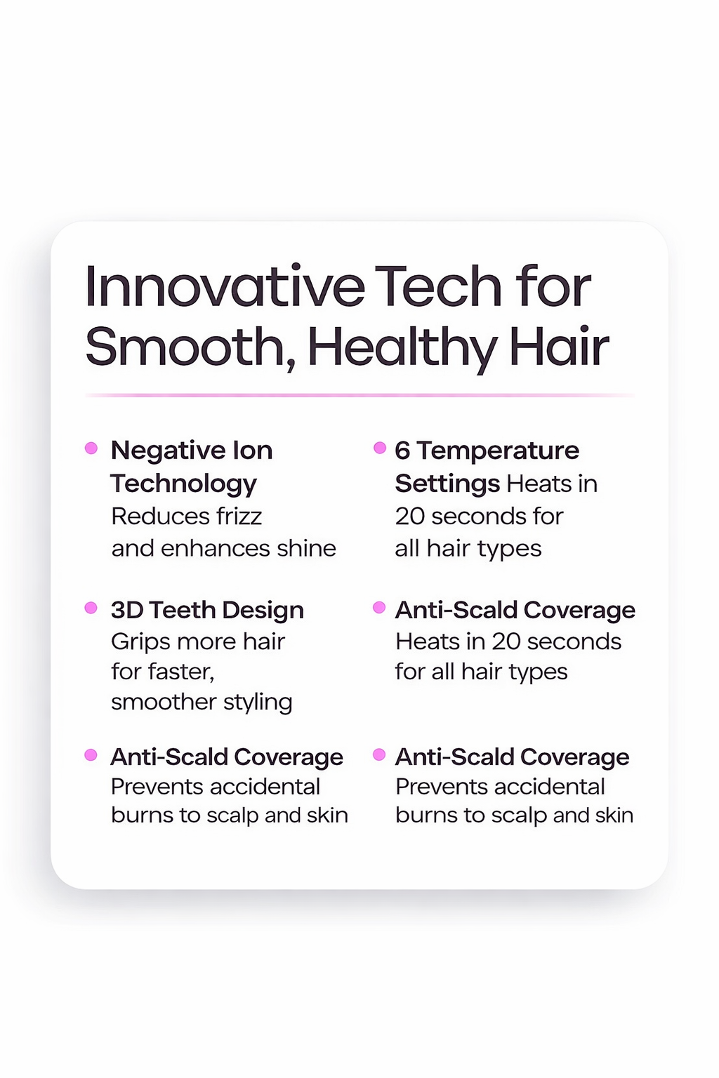 Rechargeable Hot brush Hair Straightener | 3-in-1 Styling Tool | wireless